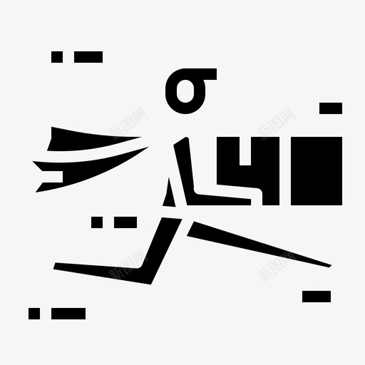 快速交货服务运输图标svg_新图网 https://ixintu.com 交货 坚实 快速 服务 电子商务 运输 速度