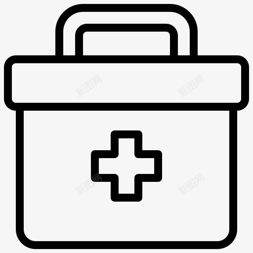 急救箱子健康图标svg_新图网 https://ixintu.com v1 健康 医疗 医院 急救 箱子