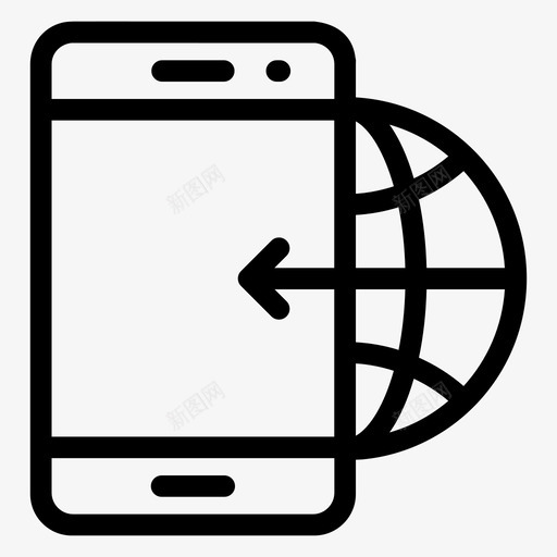 移动通信全球通信互联网图标svg_新图网 https://ixintu.com 互联网 优化 全球 全球通 搜索引擎 移动 移动网 移动通信 线路 网络 通信
