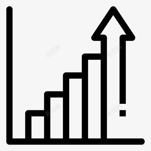 统计柱状图业务图标svg_新图网 https://ixintu.com 业务 办公 柱状 统计 财务
