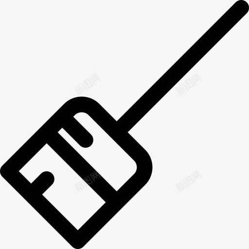 扫帚清洁灰尘图标svg_新图网 https://ixintu.com 房子 扫帚 整理 清洁 灰尘