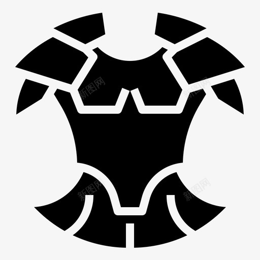 盔甲中世纪60填充物图标svg_新图网 https://ixintu.com 中世纪 填充 盔甲