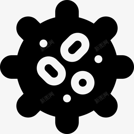 病毒病毒传播7填充图标svg_新图网 https://ixintu.com 传播 填充 病毒