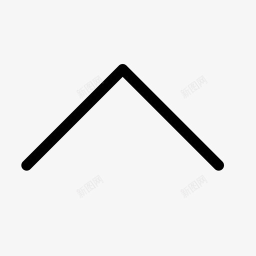 V形导入顶部图标svg_新图网 https://ixintu.com essentials ui ux 上载 向上 导入 顶部
