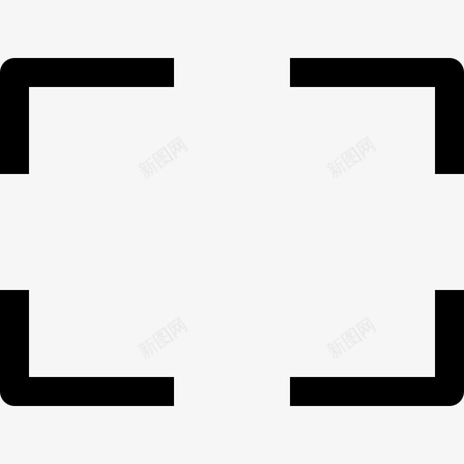 自动对焦工具照片编辑线性图标svg_新图网 https://ixintu.com 对焦 工具 照片 线性 编辑 自动 设计 设计工