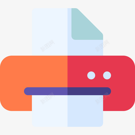 打印机creativeprocess94平面图标svg_新图网 https://ixintu.com creative process 平面 打印机