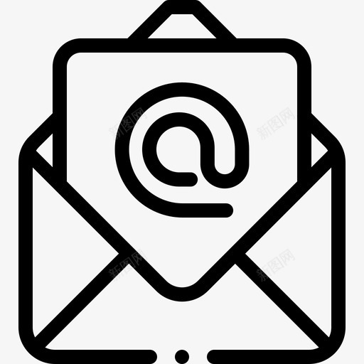 邮件青少年1直系图标svg_新图网 https://ixintu.com 直系 邮件 青少年