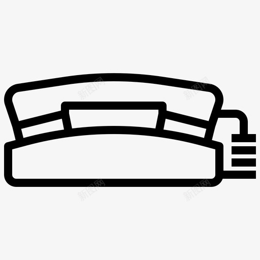 电话电话历史2线性图标svg_新图网 https://ixintu.com 历史 电话 线性