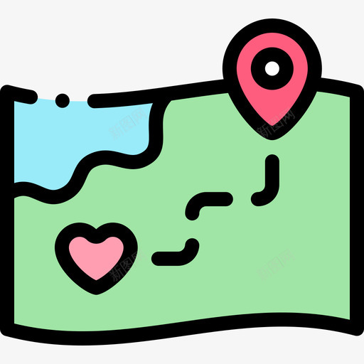 地图日期夜29线性颜色图标svg_新图网 https://ixintu.com 地图 日期 线性 颜色