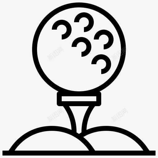 高尔夫球高尔夫41直线型图标svg_新图网 https://ixintu.com 直线 线型 高尔夫 高尔夫球