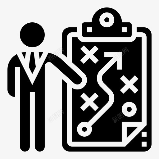 规划现代商业5字形图标svg_新图网 https://ixintu.com 商业 字形 现代 规划