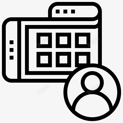 柔性屏幕小工具22线性图标svg_新图网 https://ixintu.com 小工 屏幕 工具 柔性 线性