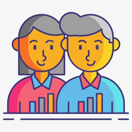 人口统计学线性市场研究图标svg_新图网 https://ixintu.com 人口 人口统计 市场研究 线性 统计学