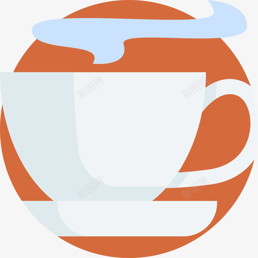 杯子早餐57平的图标svg_新图网 https://ixintu.com 平的 早餐 杯子
