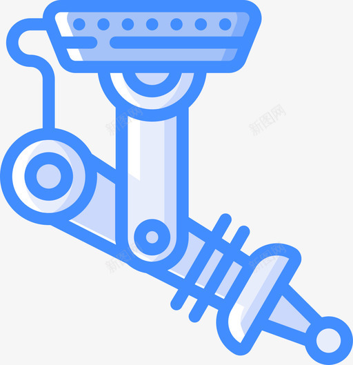 激光科幻蓝色图标svg_新图网 https://ixintu.com 激光 科幻 蓝色