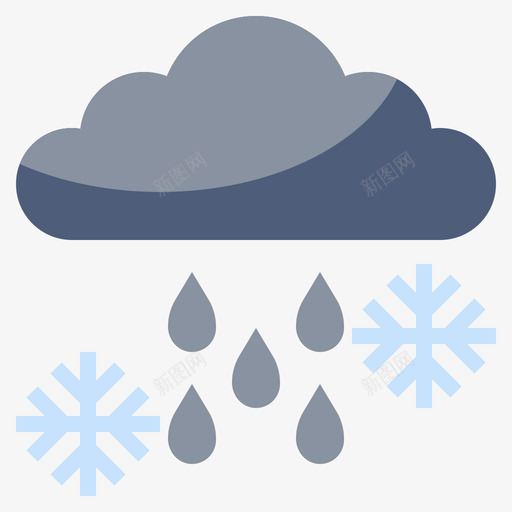 雪248号天气平坦图标svg_新图网 https://ixintu.com 248号 天气 平坦