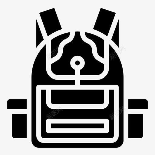背包自行车34装满图标svg_新图网 https://ixintu.com 背包 自行车 装满