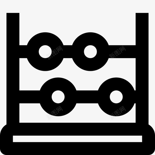 算盘27幼儿园直线图标svg_新图网 https://ixintu.com 幼儿园 直线 算盘