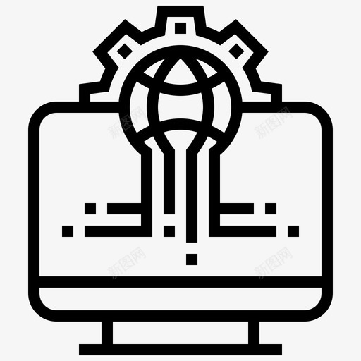 网络连接网络安全网络图标svg_新图网 https://ixintu.com 网络 网络安全 连接