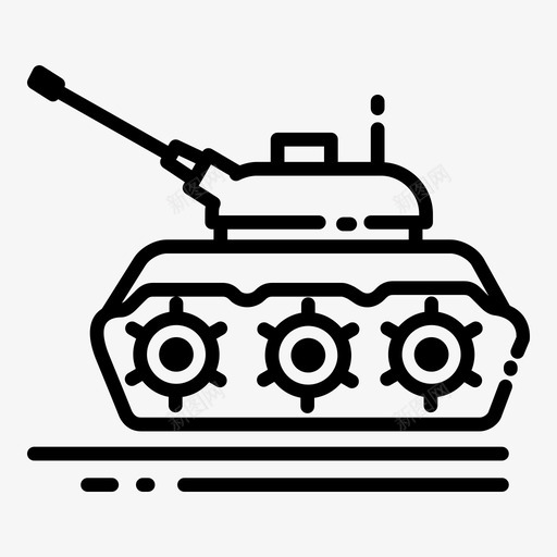 坦克大炮军事图标svg_新图网 https://ixintu.com 军事 坦克 大炮 射击 战争 武器