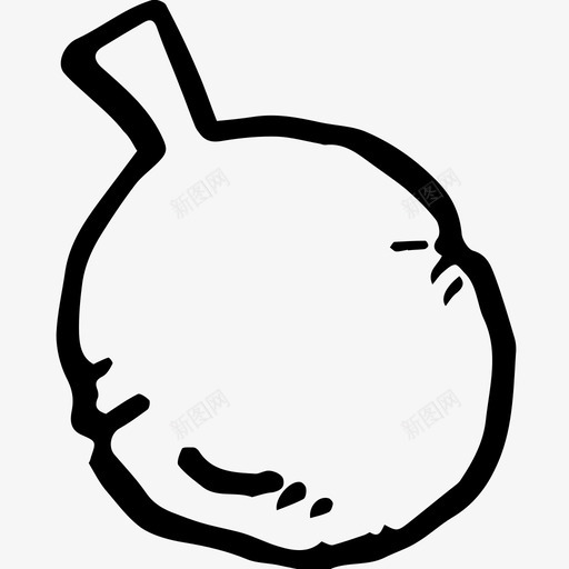 呼呼垫放屁袋手绘图标svg_新图网 https://ixintu.com 呼呼 恶作剧 手绘 放屁