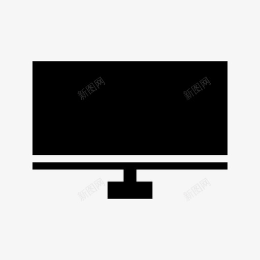 显示器液晶显示器屏幕显示图标svg_新图网 https://ixintu.com 室内 屏幕 显示 显示器 液晶 液晶显示 轮廓