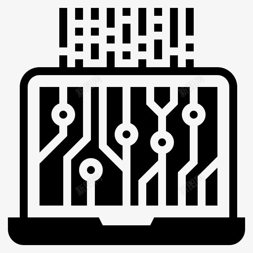 计算机科学信息编程图标svg_新图网 https://ixintu.com 信息 字形 技术 数据 科学 编程 计算机