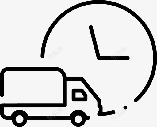 准时交货打卡图标svg_新图网 https://ixintu.com 交货 准时 打卡