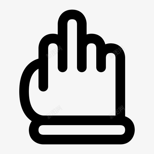 手指操滚开图标svg_新图网 https://ixintu.com 开玩笑 手指 滚开