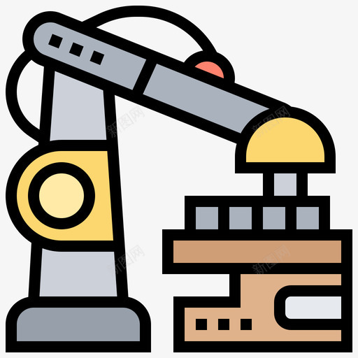 自动化产品管理15线性颜色图标svg_新图网 https://ixintu.com 产品管理 线性 自动化 颜色