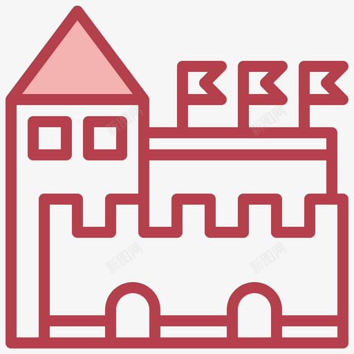 要塞建筑收藏1其他图标svg_新图网 https://ixintu.com 其他 建筑 收藏 要塞