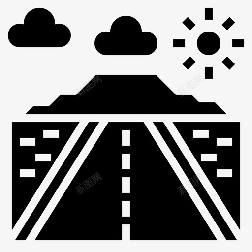公路运动跑步2加油图标svg_新图网 https://ixintu.com 公路 加油 跑步 运动