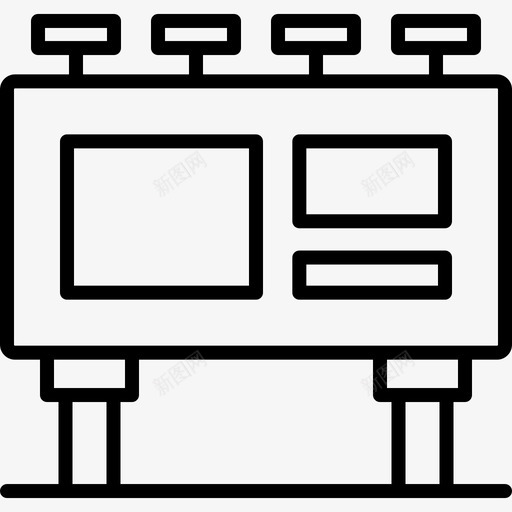 广告牌通信171直线图标svg_新图网 https://ixintu.com 广告牌 直线 通信