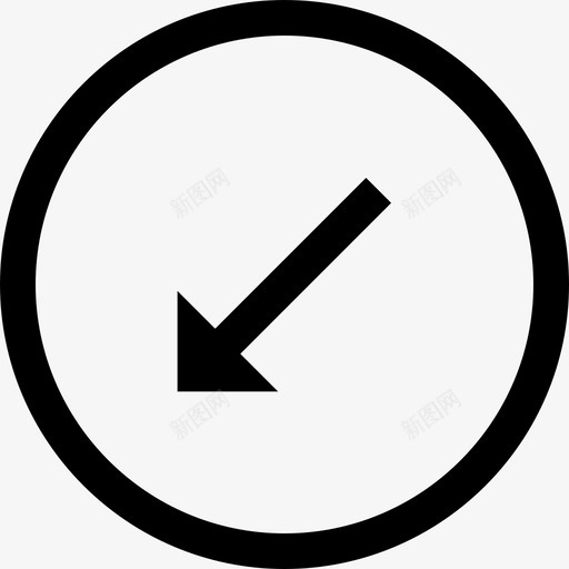 对角线箭头接口92线性图标svg_新图网 https://ixintu.com 对角线 接口 箭头 线性