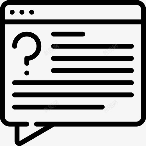 信息客户服务40直线图标svg_新图网 https://ixintu.com 信息 客户服务 直线