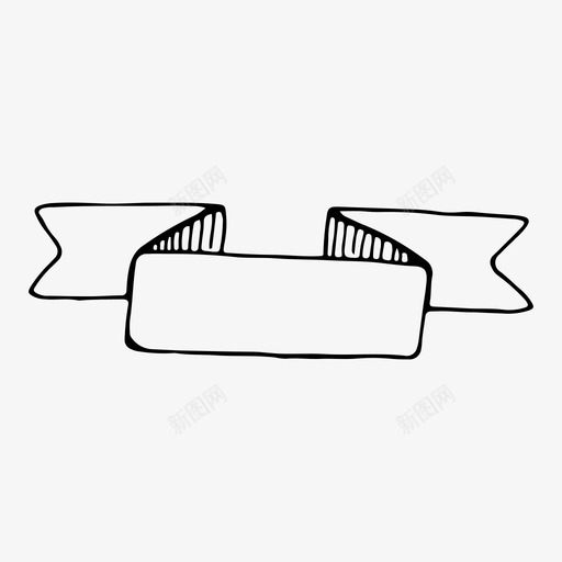 横幅色带位置文本图标svg_新图网 https://ixintu.com 位置 文本 横幅 色带