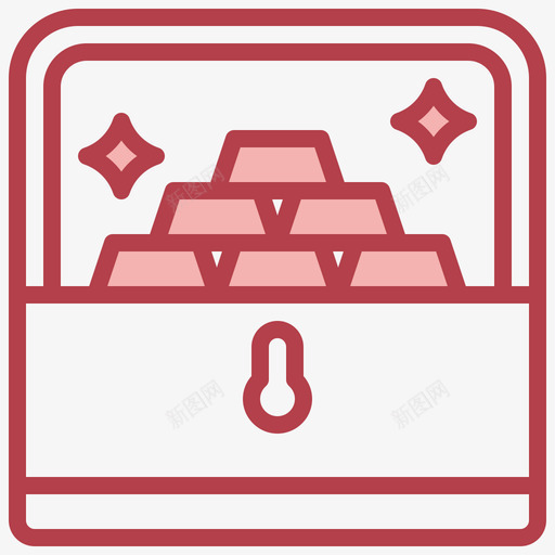 金锭狂野西部30其他图标svg_新图网 https://ixintu.com 其他 狂野 西部 金锭