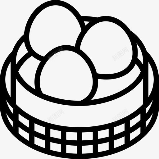 包子东方食物3直系图标svg_新图网 https://ixintu.com 东方 东方食物 包子 直系 食物