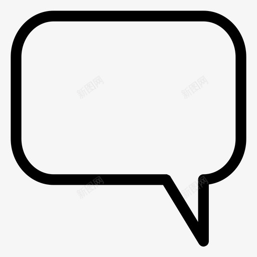 聊天邮箱信息图标svg_新图网 https://ixintu.com 信息 用户界面 聊天 通讯 邮箱