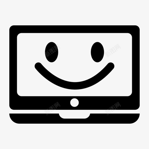 微笑开心快乐图标svg_新图网 https://ixintu.com 开心 微笑 快乐