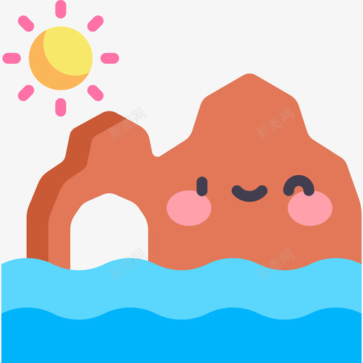 海拱门景观70平坦图标svg_新图网 https://ixintu.com 平坦 拱门 景观