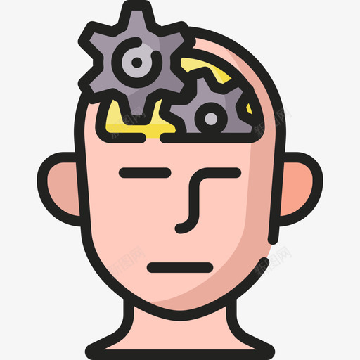 装备人类思维54线性颜色图标svg_新图网 https://ixintu.com 人类 思维 线性 装备 颜色