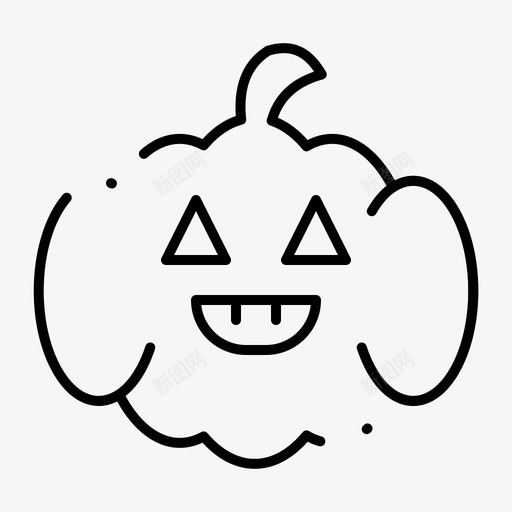 pumkin美国美国RegularDottedline图标svg_新图网 https://ixintu.com Dotted Regular line pumkin 美国