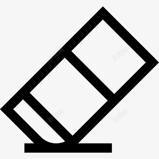 橡皮擦回学校89直线图标svg_新图网 https://ixintu.com 学校 橡皮擦 直线