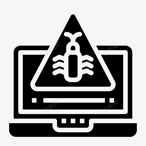 恶意软件网络安全27填充图标svg_新图网 https://ixintu.com 填充 恶意 网络安全 软件
