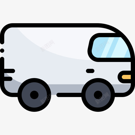 厢式货车166运输机线性颜色图标svg_新图网 https://ixintu.com 厢式 线性 货车 运输机 颜色
