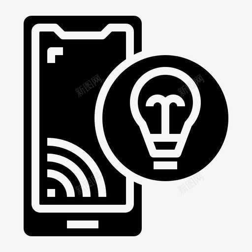 灯光控制家庭自动化21填充图标svg_新图网 https://ixintu.com 填充 家庭 控制 灯光 自动化