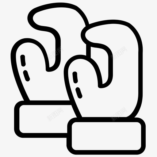 拳击手套手罩手保护图标svg_新图网 https://ixintu.com 保护 图标 奖励 手套 手罩 拳击 拳击手 线图 运动