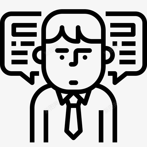 咨询聊天联系图标svg_新图网 https://ixintu.com 业务管理 咨询 客户 对话 聊天 联系