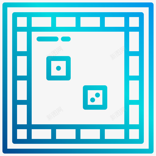 棋盘游戏游戏22线性梯度图标svg_新图网 https://ixintu.com 梯度 棋盘 游戏 线性